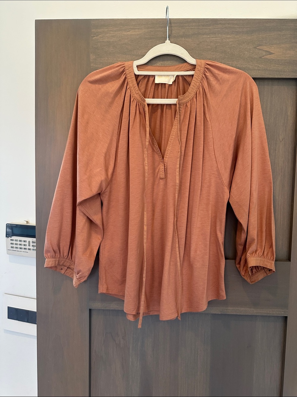 Brown blouse